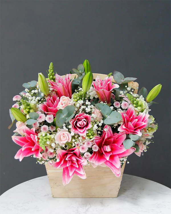 Giỏ Hoa Sinh Nhật - HNA.GHSNV1