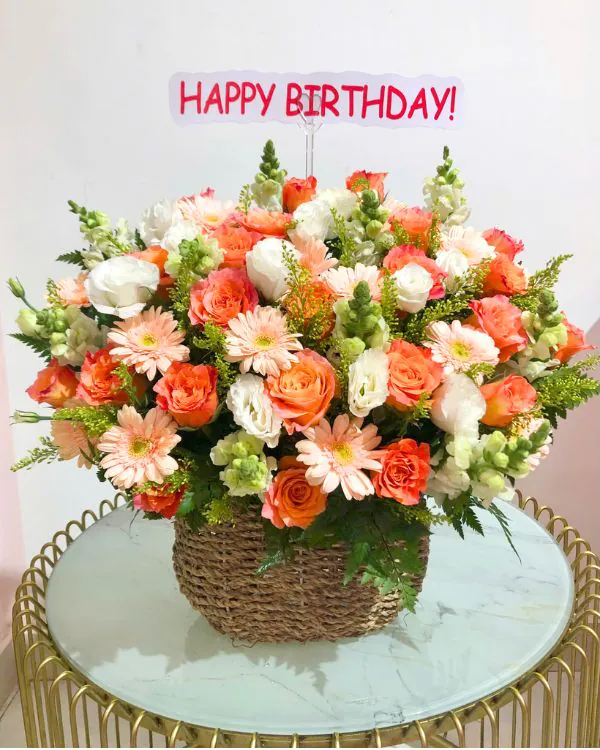 Giỏ Hoa Sinh Nhật - HNA.GHSN4
