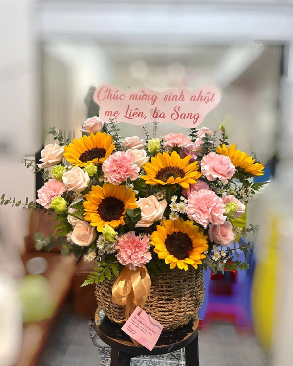 Giỏ Hoa Sinh Nhật - HNA.GHSN9