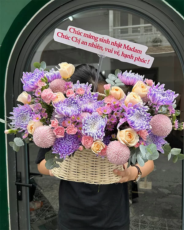 Giỏ Hoa Sinh Nhật - HNA.GHSN13