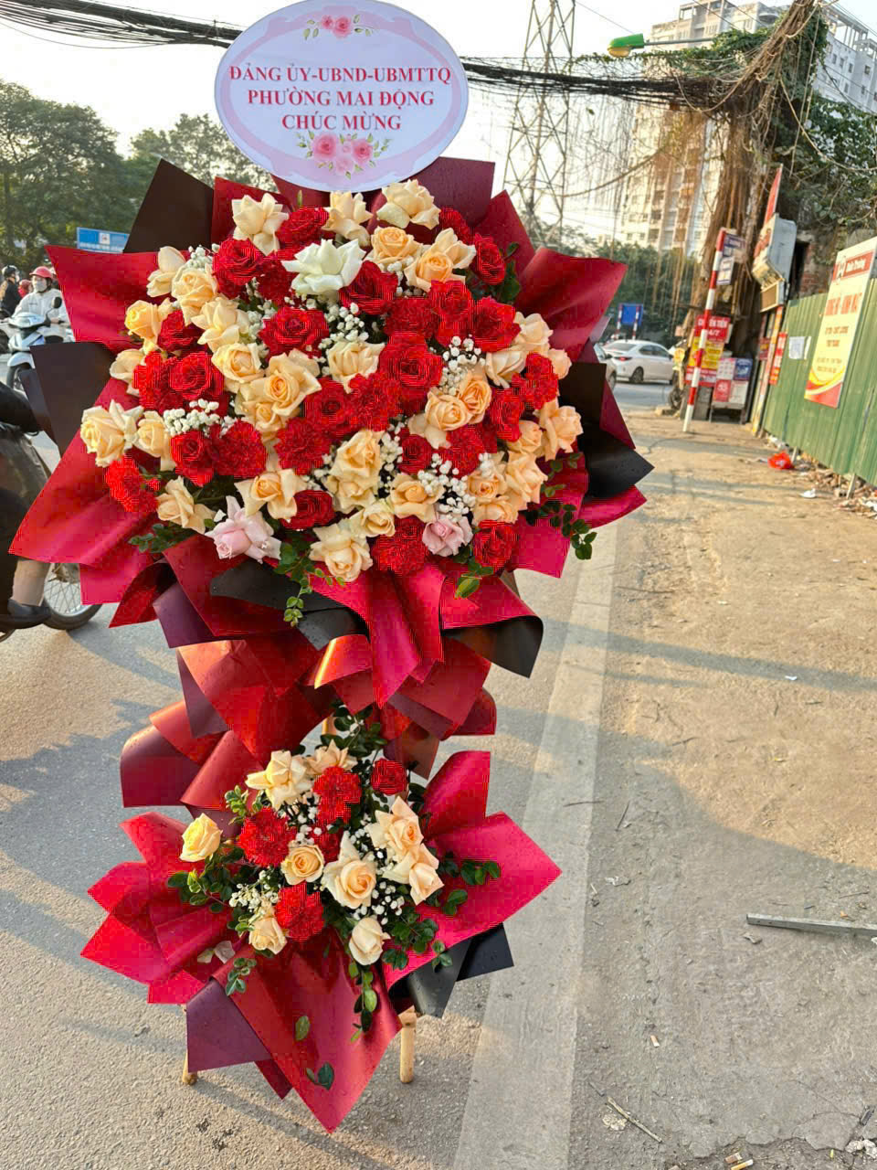 Kệ Hoa Chúc Mừng - HNA.KHCM10