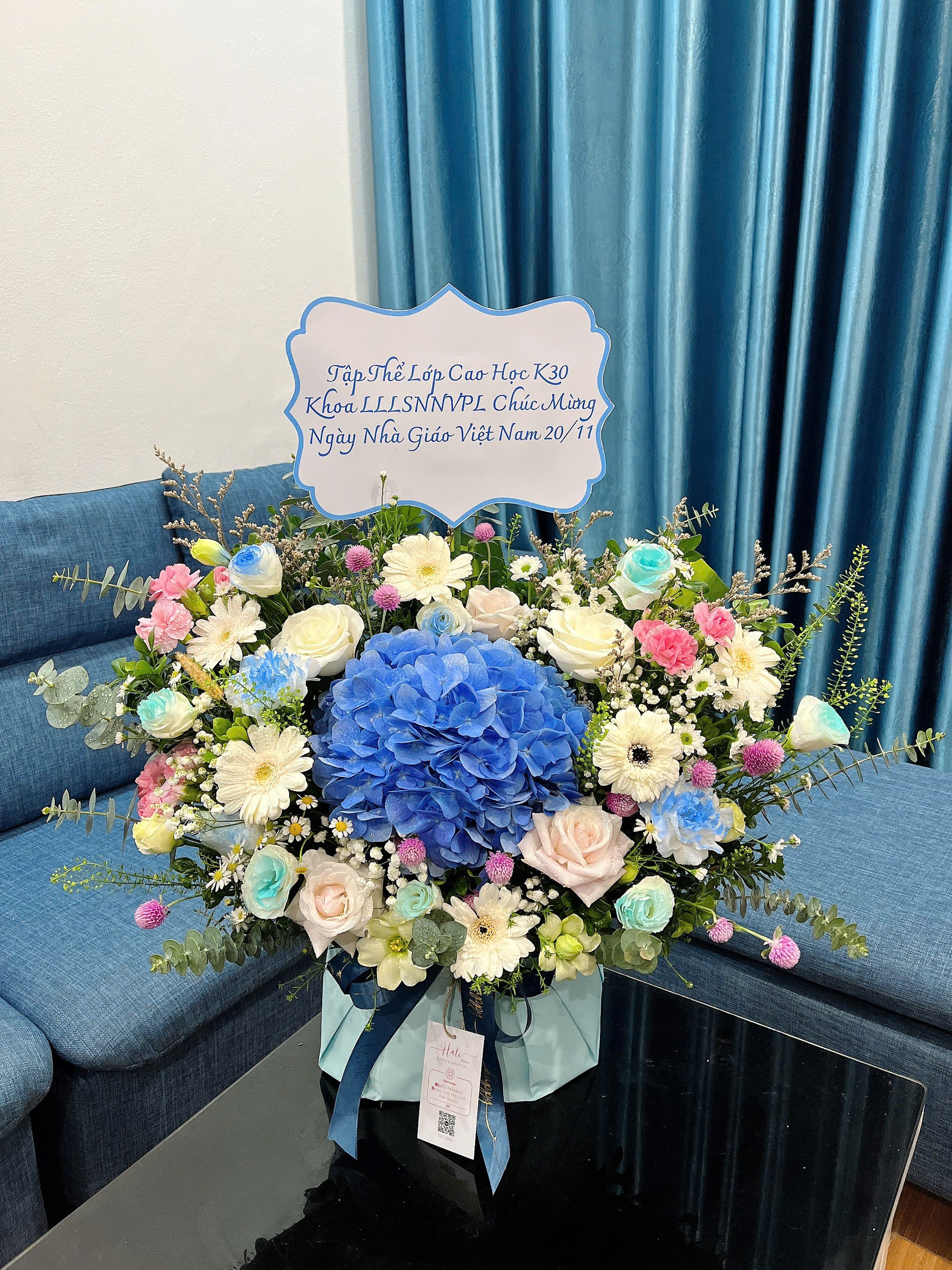 Giỏ Hoa Khai Trương - HNA.GHKT5