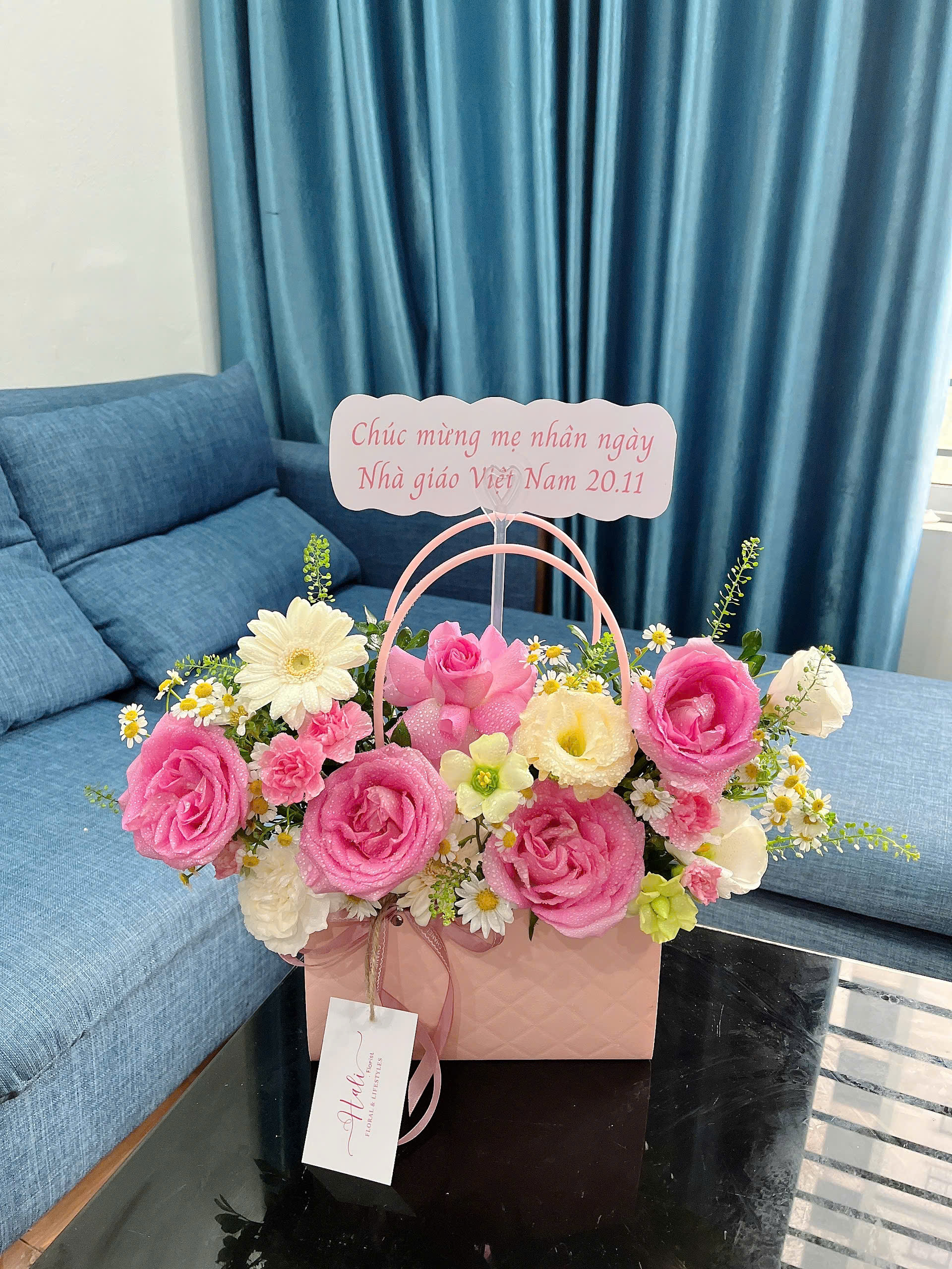 Giỏ Hoa Khai Trương - HNA.GHKT8