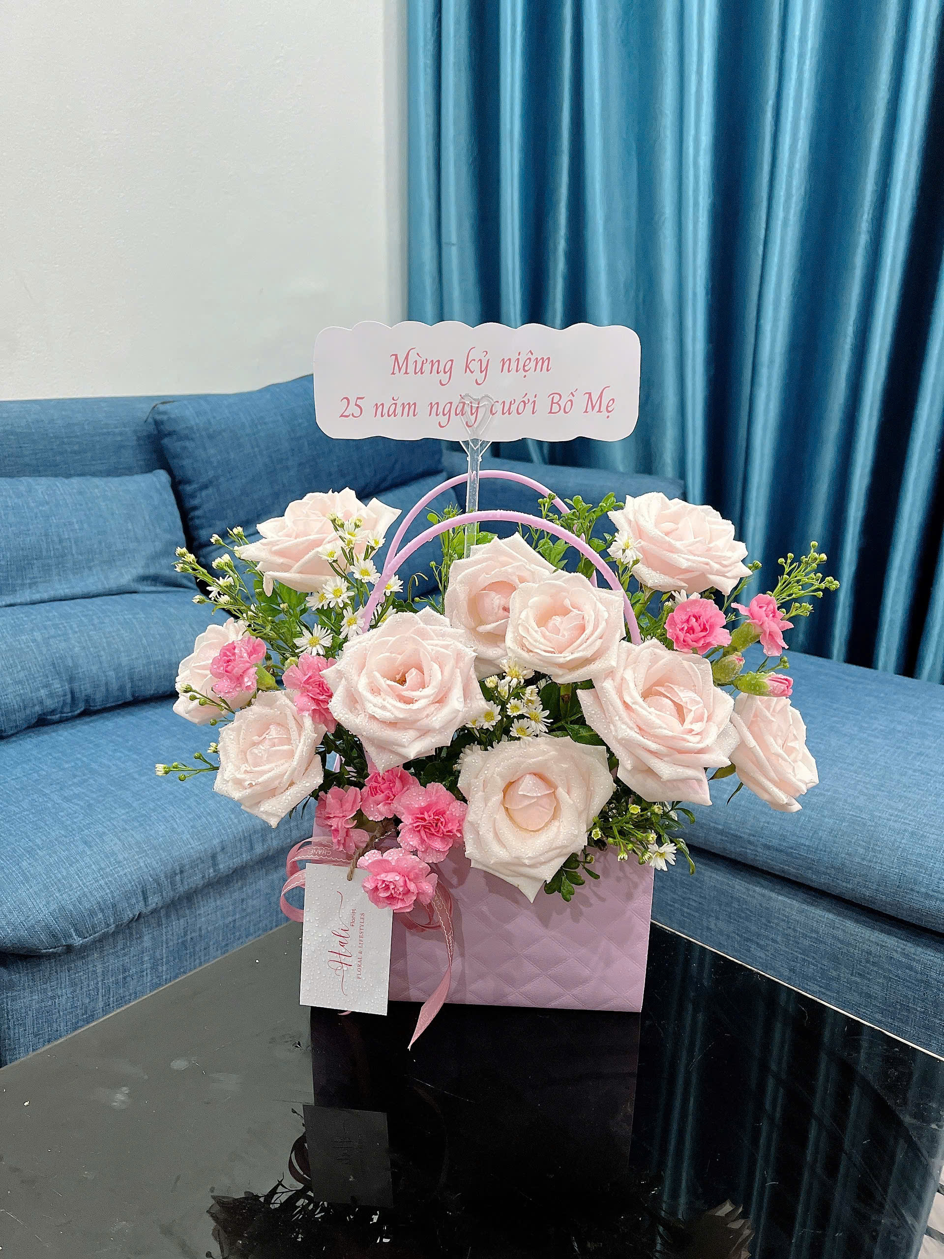 Giỏ Hoa Khai Trương - HNA.GHKT9