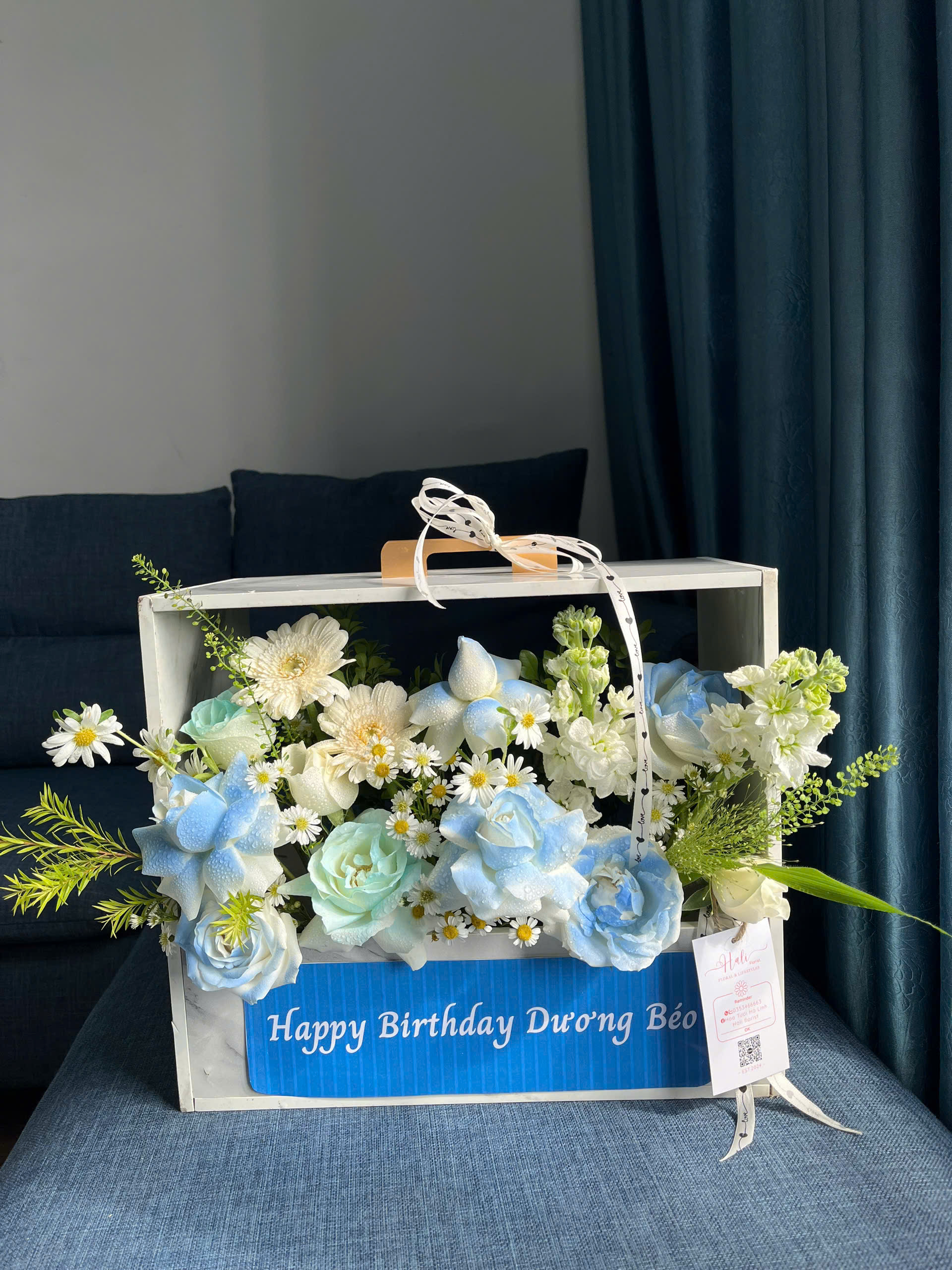 Giỏ Hoa Khai Trương - HNA.GHKT18