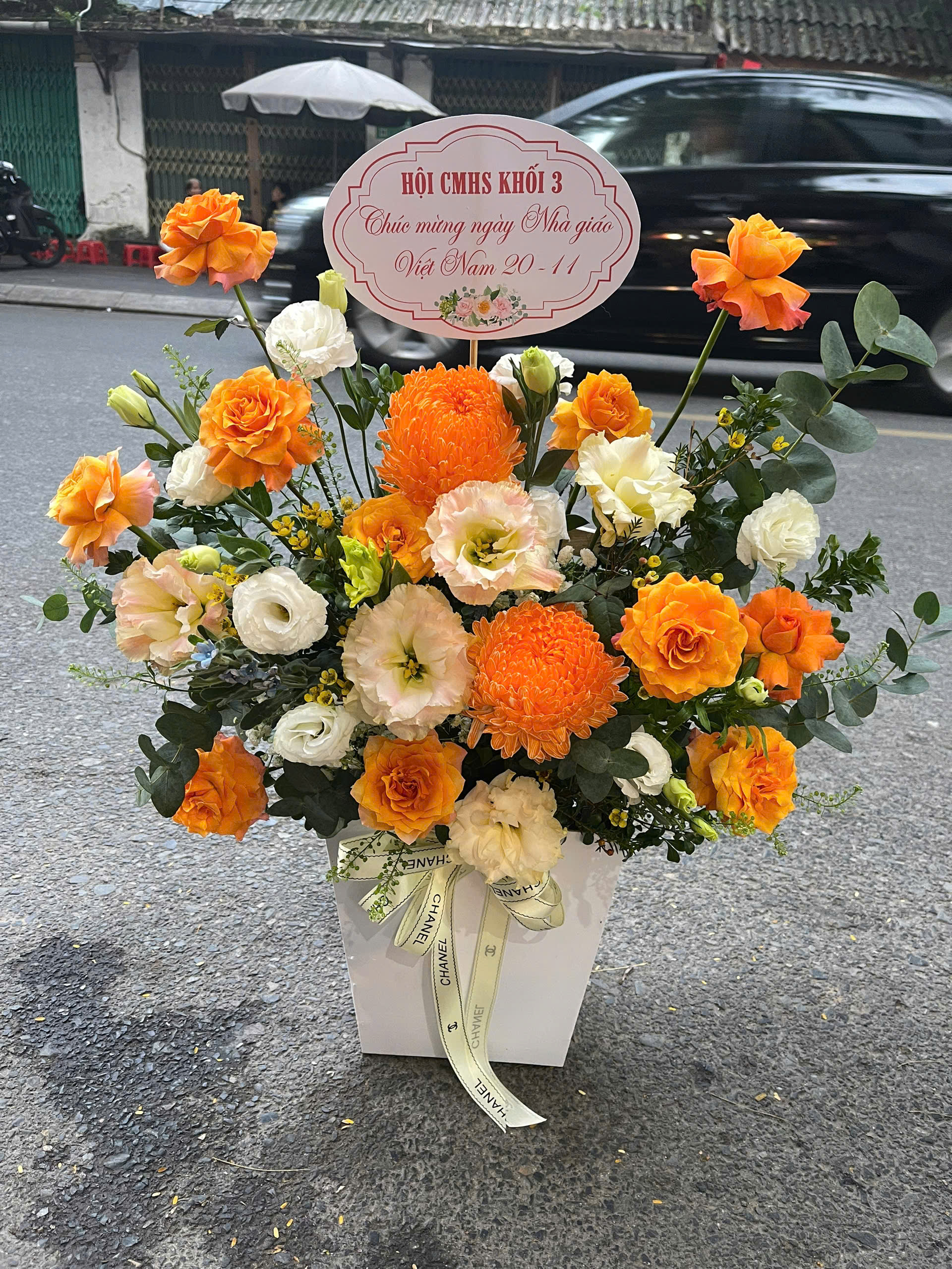 Giỏ Hoa Khai Trương - HNA.GHKT27