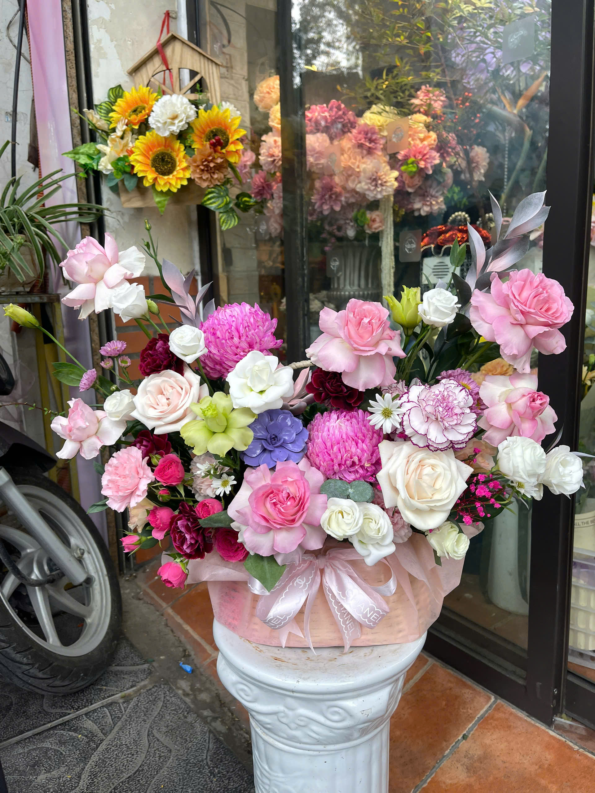 Giỏ Hoa Khai Trương - HNA.GHKT29