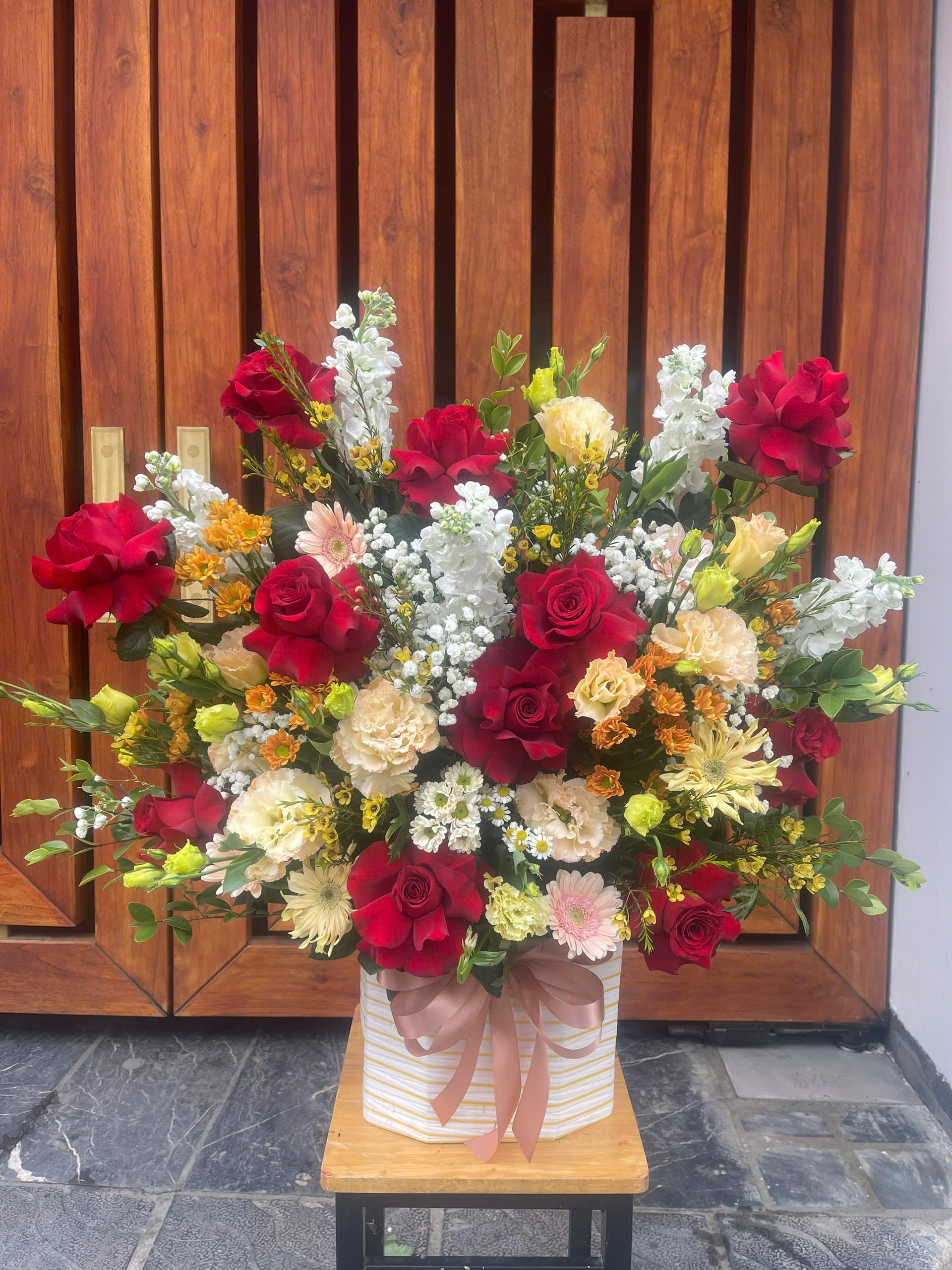 Giỏ Hoa Khai Trương - HNA.GHKT35