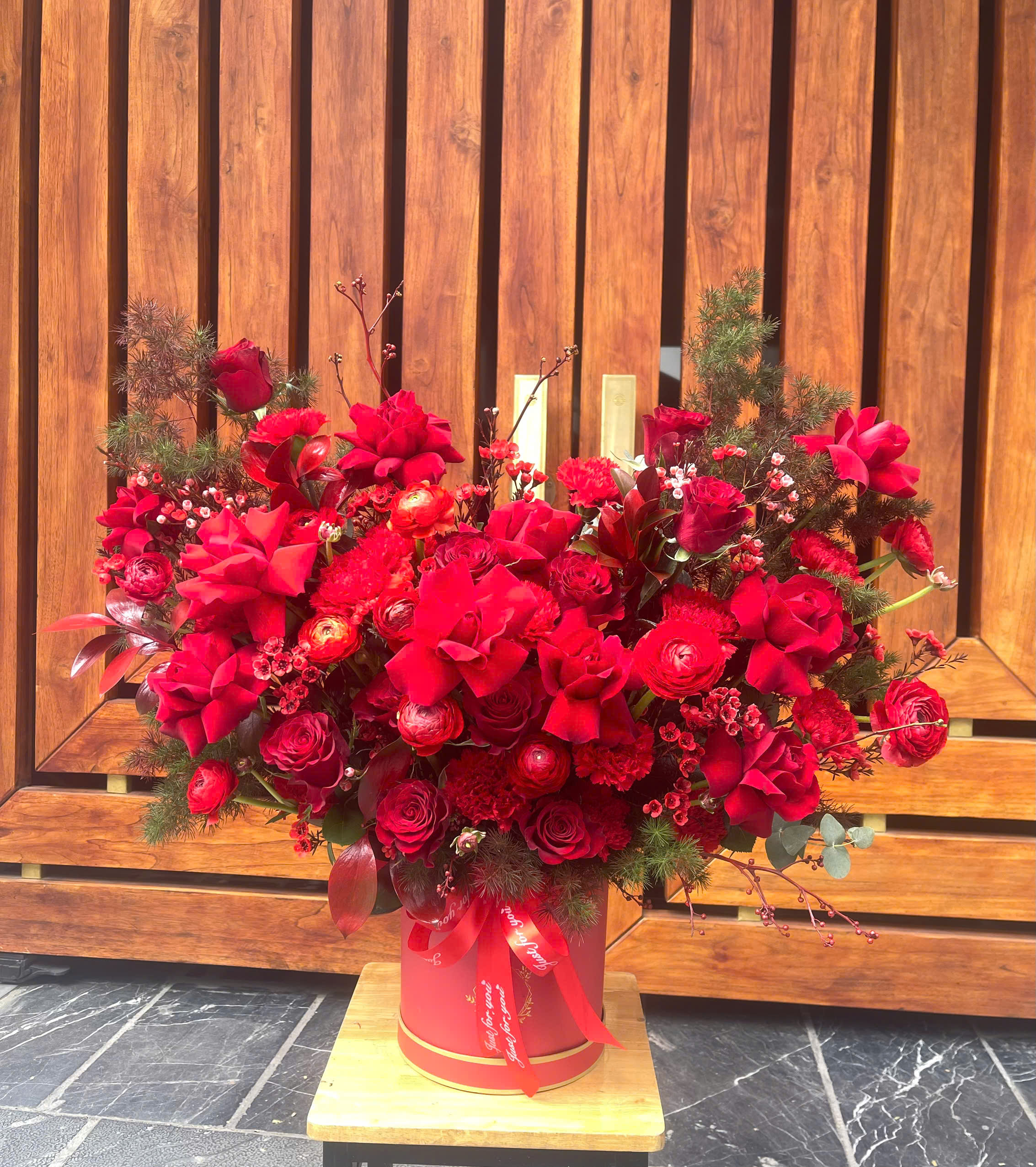 Giỏ Hoa Khai Trương - HNA.GHKT36