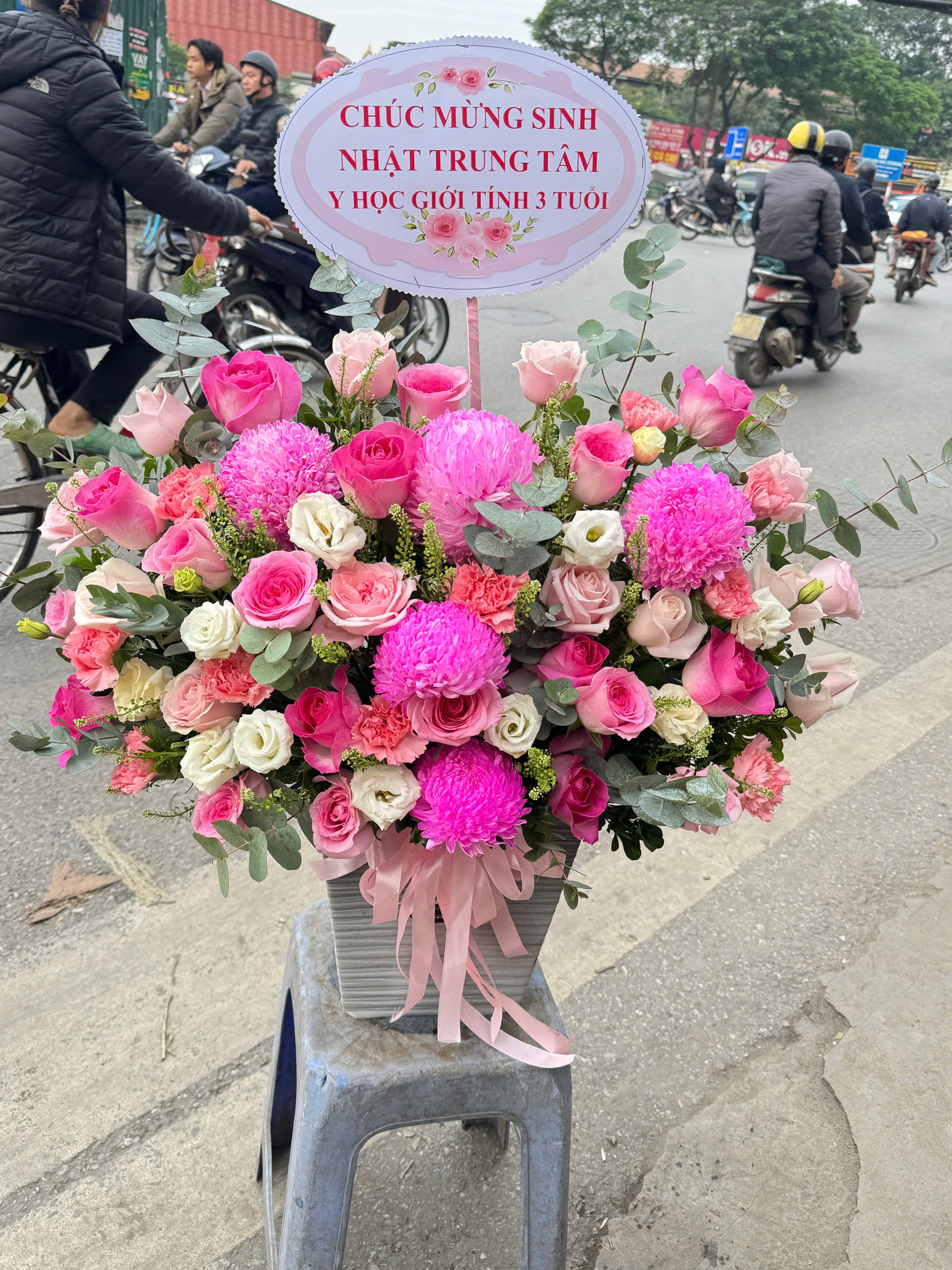 Giỏ Hoa Khai Trương - HNA.GHKT40