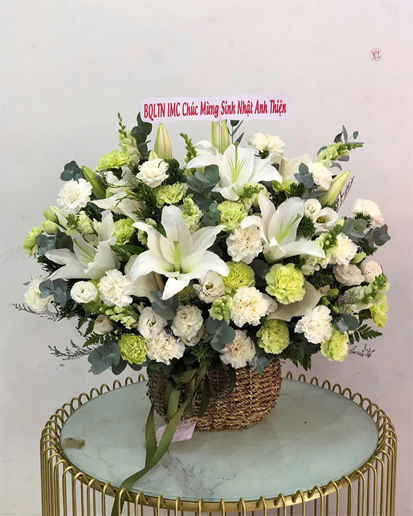 Giỏ Hoa Khai Trương - HNA.GHKT46