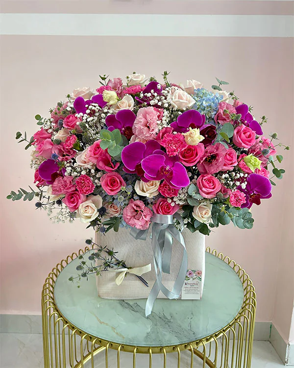 Giỏ Hoa Chúc Mừng - HNA.GHCM11